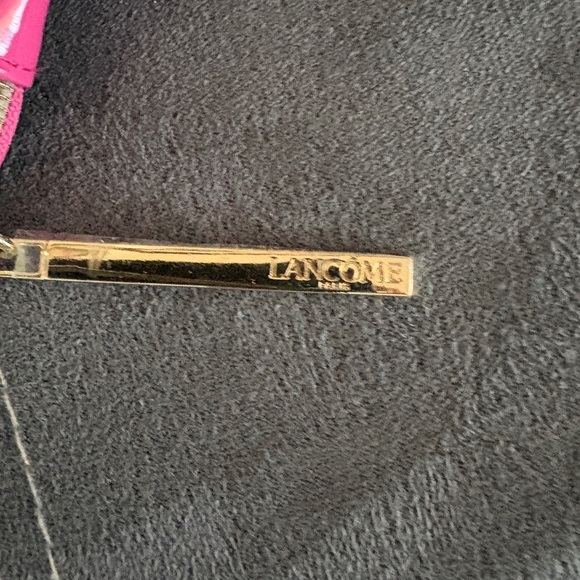 Lancôme Elegant Black and Pink Pouch Cosmetic Bag - Picture 3 of 4